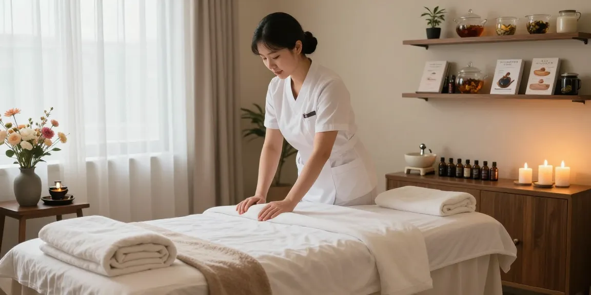 Experience tranquility with 파주출장안마 in a serene massage therapy setting.