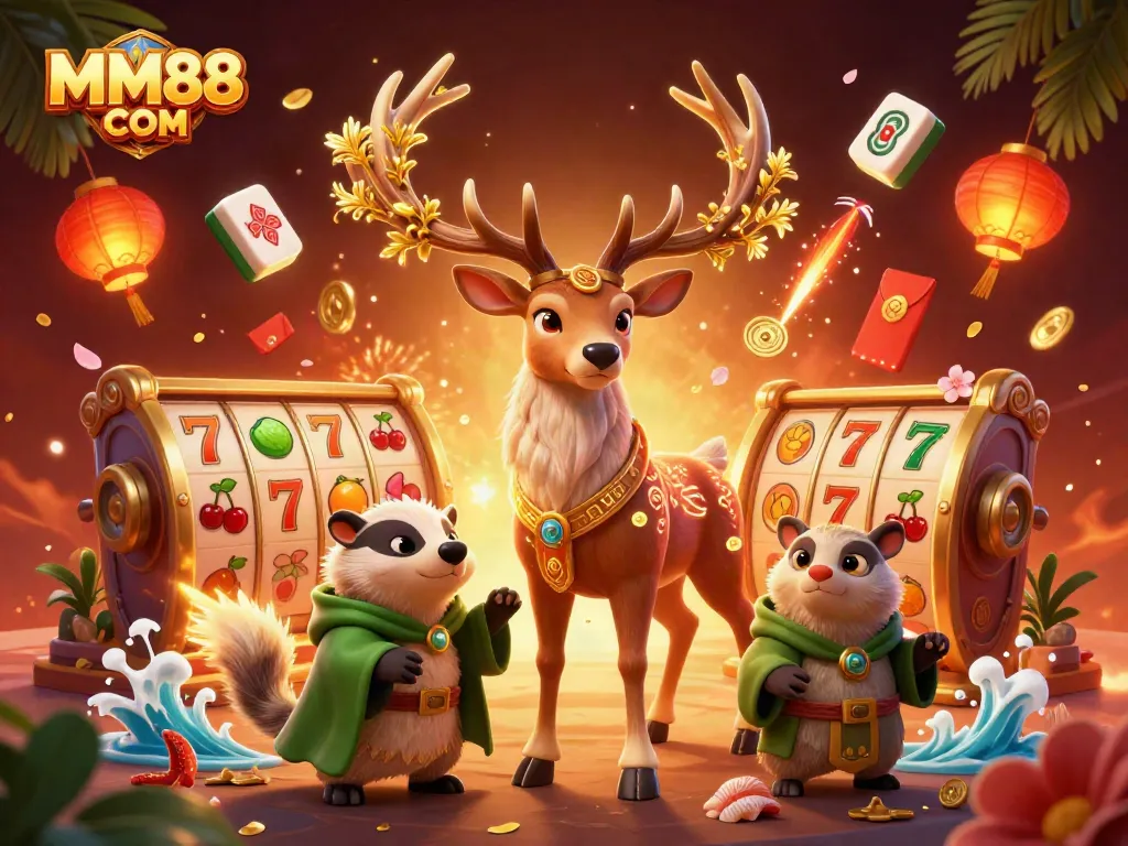 Engage in thrilling gaming action with MM88 COM’s vibrant casino experience featuring iconic characters and rich visuals.
