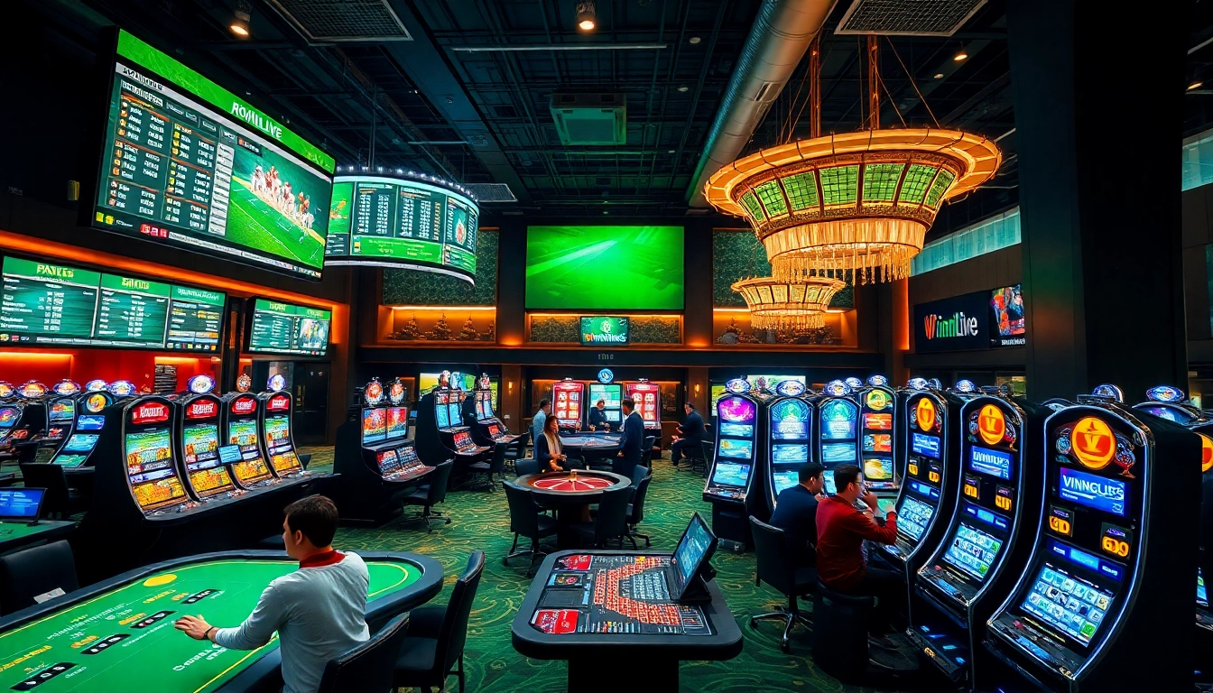 Experience the thrill of online betting at winvn88.live with dynamic gaming options and a luxurious casino environment.