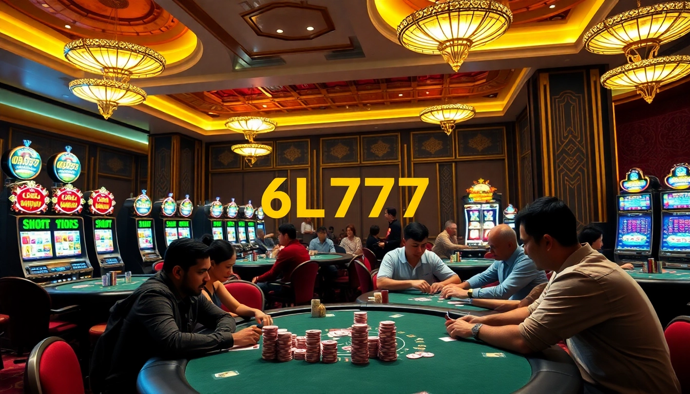 Experience high-stakes thrills at 6L777 VIP casino, with poker chips and exclusive tables.