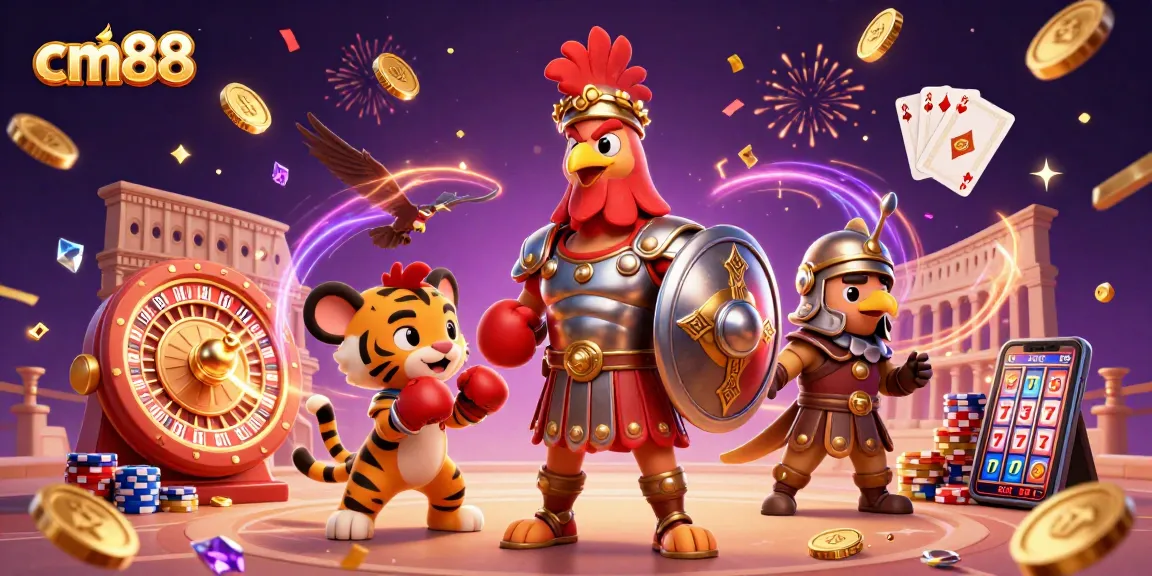 Experience thrilling gameplay at cm88 with vibrant characters and dazzling casino elements.