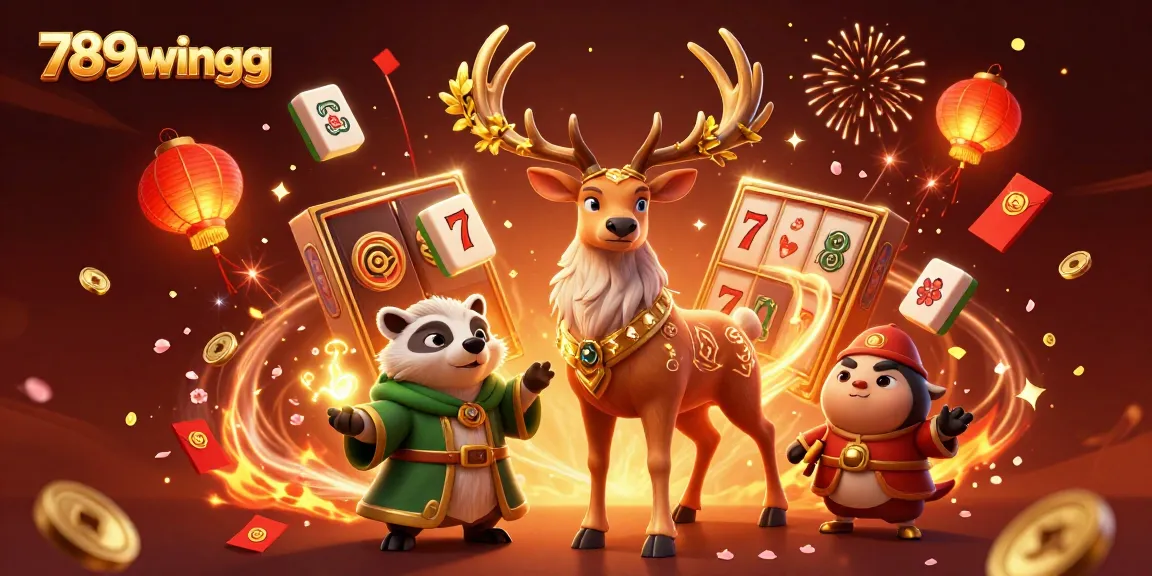 Experience thrilling slots at 789wingg with a vibrant scene of Celtic magic and celebration.
